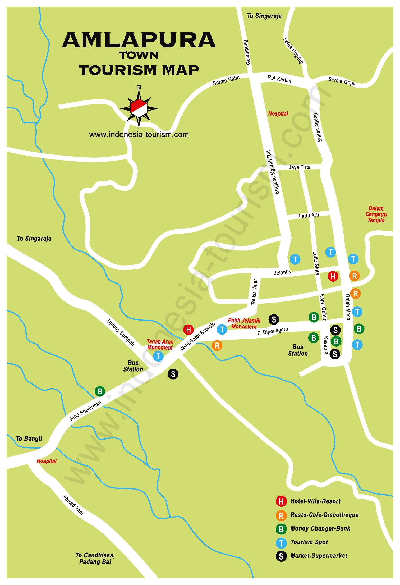 Amlapura Map